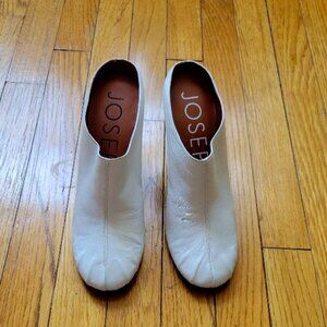 JOSEPH WOMEN WHITE MULE SANDALS SIZE 39 NEW W/O BOX